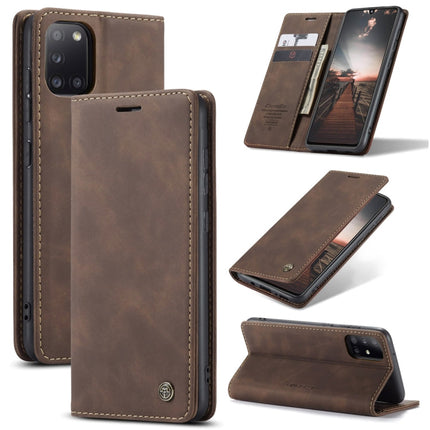 CaseMe-013 Multifunctional Retro Frosted Horizontal Flip Leather Case with Card Slot & Holder & Wallet, For Samsung Galaxy A21S, For Samsung Galaxy A31, For Samsung Galaxy A41