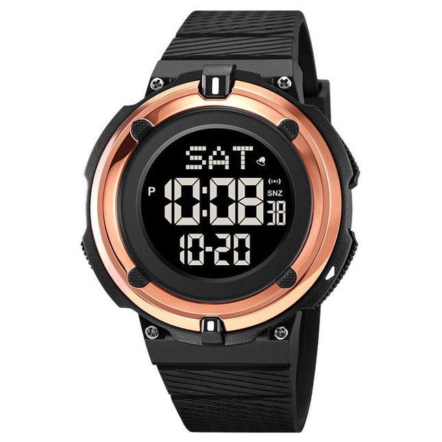 SKMEI 2010 Multifunctional Men 50M Waterproof Luminous Digital Wrist Watch