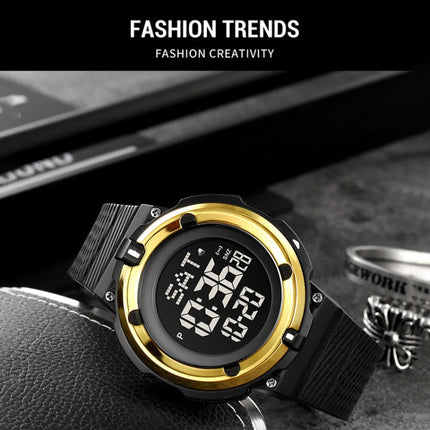 SKMEI 2010 Multifunctional Men 50M Waterproof Luminous Digital Wrist Watch