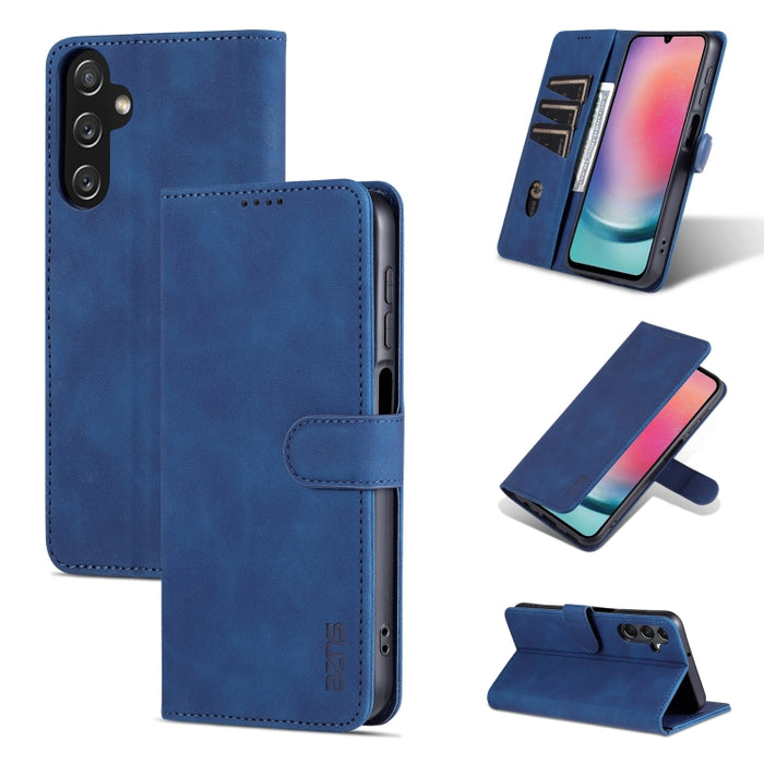 AZNS Skin Feel Calf Texture Flip Leather Phone Case, For Samsung Galaxy A05s