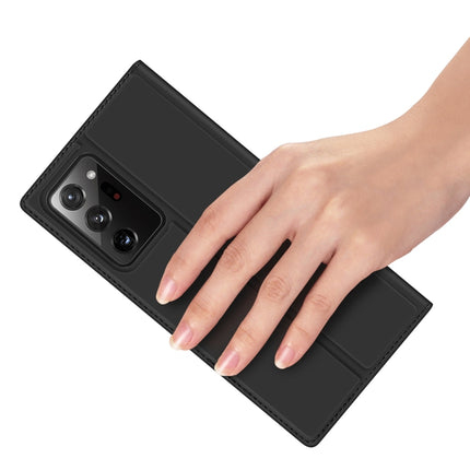 DUX DUCIS Skin Pro Series Horizontal Flip PU + TPU Leather Case, with Holder & Card Slots, For Samsung Galaxy Note 20 Ultra