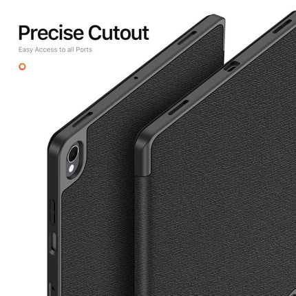 DUX DUCIS Domo Series Magnetic Flip Leather Tablet Case, For Samsung Galaxy Tab A11+ / A9+, For Samsung Galaxy Tab S9 FE / S10 FE, For Samsung Galaxy Tab S10 FE+, For Samsung Galaxy Tab S10+, For Samsung Galaxy Tab S9 FE+, For Samsung Galaxy Tab S10 Ultra