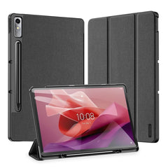 DUX DUCIS Domo Series Magnetic Flip Leather Tablet Case, For Lenovo Tab K9 / Tab One, For Lenovo Idea Tab Pro, For Lenovo Yoga Tab Plus, For Lenovo Tab P12 12.7 2023