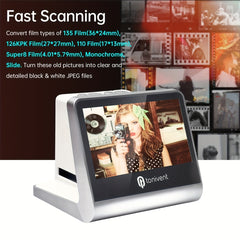 Tonivent TON170 22 Mega Pixels 5 inch HD Screen Film Scanner, TON170 White