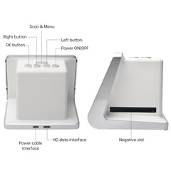 Tonivent TON170 22 Mega Pixels 5 inch HD Screen Film Scanner, TON170 White