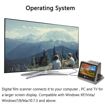 Tonivent TON171 22 Mega Pixels 5 inch HD Screen Film Scanner, TON171