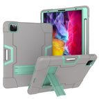 For iPad Pro 12.9 2021 / 2020 / 2019 / Grey + Mint Green