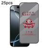 25pcs Full Coverage HD Privacy Ceramic Film, For iPhone 16 Pro Max, For iPhone 16 Pro, For iPhone 16 Plus, For iPhone 16, For iPhone 15 Pro Max, For iPhone 15 Pro, For iPhone 15 Plus, For iPhone 15, For iPhone 13 Pro Max / 14 Plus