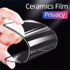 25pcs Full Coverage HD Privacy Ceramic Film, For iPhone 16 Pro Max, For iPhone 16 Pro, For iPhone 16 Plus, For iPhone 16, For iPhone 15 Pro Max, For iPhone 15 Pro, For iPhone 15 Plus, For iPhone 15, For iPhone 13 Pro Max / 14 Plus