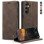 For Samsung Galaxy S24+ 5G / Coffee