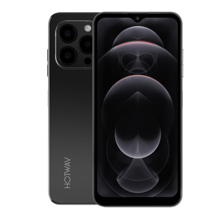 HOTWAV Note 13 Pro, 8GB+256GB, Side Fingerprint Identification, 6.6 inch Android 13 UMS9230 T606 Octa Core up to 1.6GHz, Network: 4G, NFC, OTG(Black)