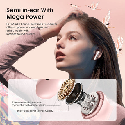 ONIKUMA T301 Transparent Cartoon Wireless Bluetooth Earphone