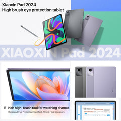 Lenovo Xiaoxin Pad 2024 11 inch WiFi Tablet, Android 13, Qualcomm Snapdragon 685 Octa Core, Support Face Identification, 6GB+128GB, 8GB+128GB