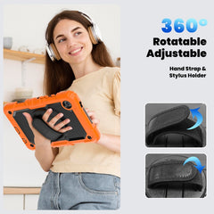 Silicone + PC Tablet Case with Shoulder Strap