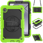 For Samsung Galaxy Tab A9 / Tab A11 / Yellow Green+Black