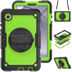 For Samsung Galaxy Tab A9 / Tab A11 / Black+Yellow Green