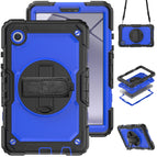 For Samsung Galaxy Tab A9 / Tab A11 / Black+Dark Blue
