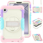 For Samsung Galaxy Tab A9 / Tab A11 / Camouflage Pink