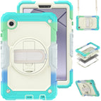 For Samsung Galaxy Tab A9 / Tab A11 / Camouflage Light Blue