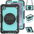 For Samsung Galaxy Tab A9 / Tab A11 / Black+Light Blue
