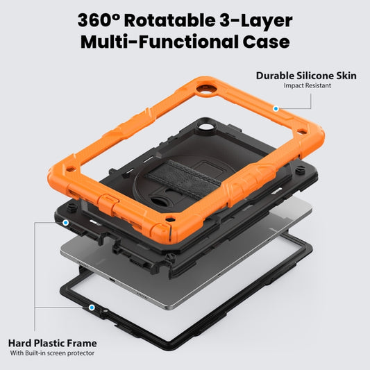 Silicone + PC Tablet Case with Shoulder Strap