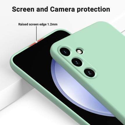 Solid Color Liquid Silicone Dropproof Full Coverage Phone Case, For Samsung Galaxy A55 5G, For Samsung Galaxy A35 5G
