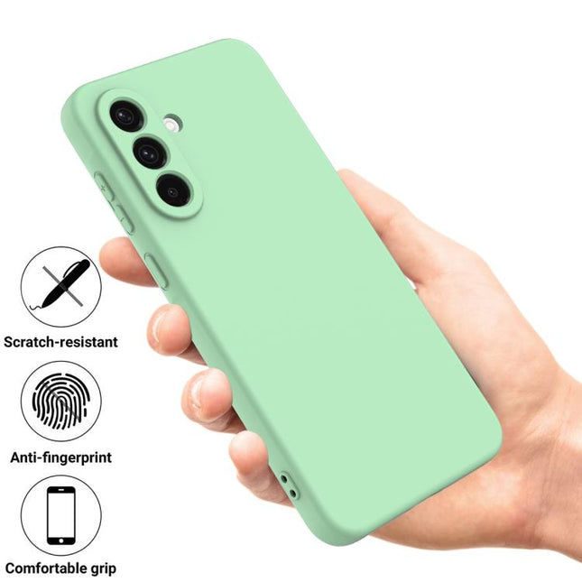 Solid Color Liquid Silicone Dropproof Full Coverage Phone Case, For Samsung Galaxy A17 / F17 / M17, For Samsung Galaxy A57 5G, For Samsung Galaxy A37 5G, For Samsung Galaxy A56 5G