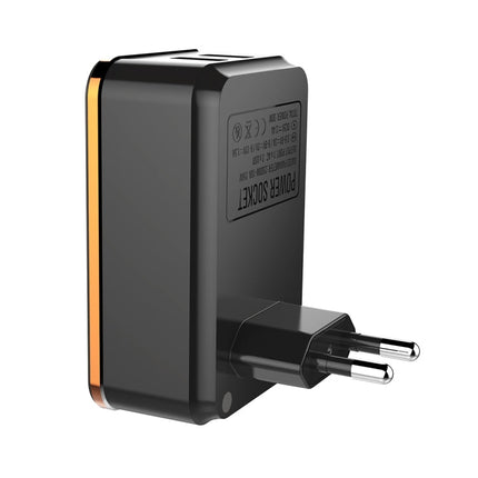 LDNIO SC1205 Universal Conversion Socket + QC3.0 USB + USB Interfaces Multifunction Travel Charger Mobile Phone Charger, EU Plug