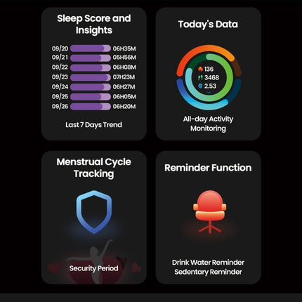 Zeblaze GTS 3 Pro IP68 1.97inch HD Fitness Smart Watch