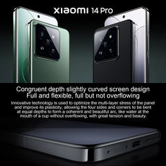 Xiaomi 14 Pro,  6.73 inch Xiaomi HyperOS Snapdragon 8 Gen 3 Octa Core 4nm up to 3.3GHz, NFC, Network: 5G