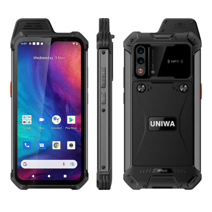 UNIWA W888 HD+ Rugged Phone, 6.3 inch Android 11 Mediatek MT6765 Helio P35 Octa Core up to 2.3GHz, NFC, OTG, Network: 4G, W888 HD+, 4GB+64GB
