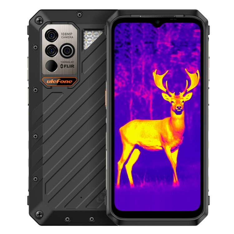 Ulefone Power Armor 18T Ultra Version 5G Thermal Imaging Rugged Phone, Side Fingerprint, 6.58 inch Android 13 MediaTek Dimensity 7050 Octa Core up to 2.6GHz, Network: 5G, NFC, OTG, Power Armor 18T Ultra Version