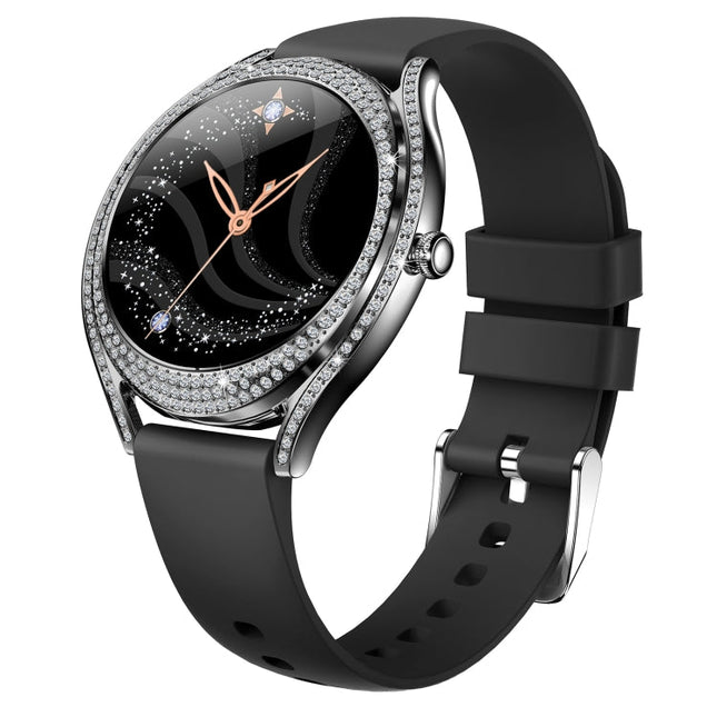 V66 1.28inch BT5.0 Smart Watch Support Heart Rate/ Sleep Detection, Silicone Strap