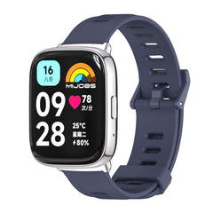 Mijobs Flat Hole Breathable TPU Watch Band, For Redmi Watch 3 Lite / Watch 3 Active
