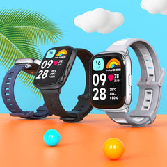 Mijobs Flat Hole Breathable TPU Watch Band, For Redmi Watch 3 Lite / Watch 3 Active