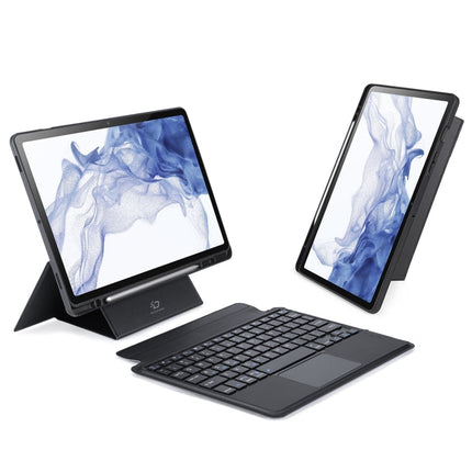 DUX DUCIS DK Floating Magnetic Keyboard Leather Tablet Case with Holder