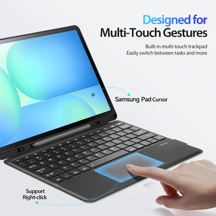 DUX DUCIS DK Floating Magnetic Keyboard Leather Tablet Case with Holder