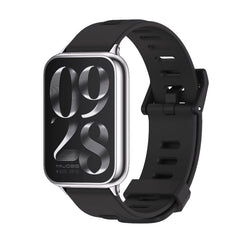 Mijobs Flat Hole Breathable Silicone Watch Band, For Xiaomi Smart Band 9 Pro / 8 Pro