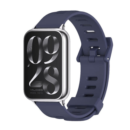 Mijobs Flat Hole Breathable Silicone Watch Band