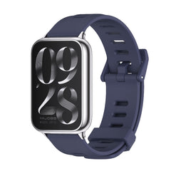 Mijobs Flat Hole Breathable Silicone Watch Band, For Xiaomi Smart Band 9 Pro / 8 Pro