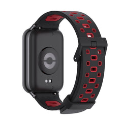 Mijobs Square Hole Breathable Silicone Watch Band, For Xiaomi Smart Band 9 Pro / 8 Pro
