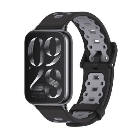 Mijobs Square Hole Breathable Silicone Watch Band