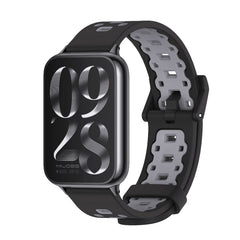 Mijobs Square Hole Breathable Silicone Watch Band, For Xiaomi Smart Band 9 Pro / 8 Pro