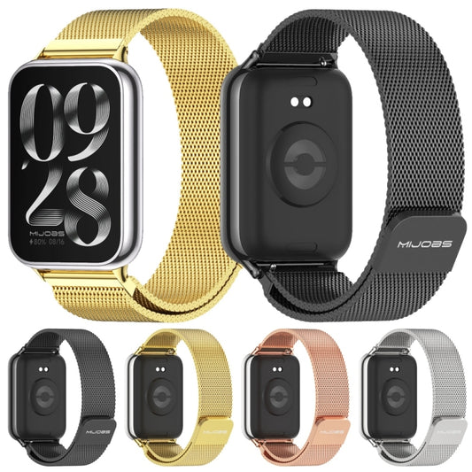 Mijobs Milan Magnetic Stainless Steel Watch Band, For Xiaomi Smart Band 9 Pro / 8 Pro
