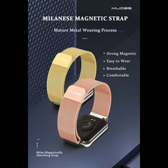 Mijobs Milan Magnetic Stainless Steel Watch Band, For Xiaomi Smart Band 9 Pro / 8 Pro