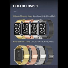 Mijobs Milan Magnetic Stainless Steel Watch Band, For Xiaomi Smart Band 9 Pro / 8 Pro