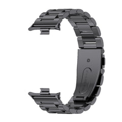 Mijobs Three Beads Stainless Steel Watch Band, For Xiaomi Smart Band 9 Pro / 8 Pro
