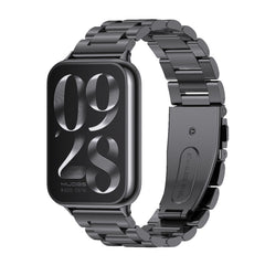 Mijobs Three Beads Stainless Steel Watch Band, For Xiaomi Smart Band 9 Pro / 8 Pro