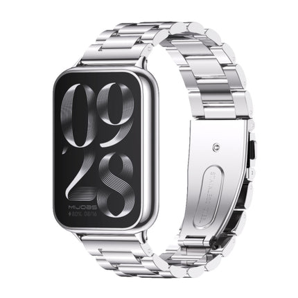 Mijobs Three Beads Stainless Steel Watch Band, For Xiaomi Band 10 Pro / Redmi Watch 6 / 5