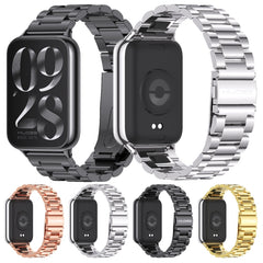 Mijobs Three Beads Stainless Steel Watch Band, For Xiaomi Smart Band 9 Pro / 8 Pro